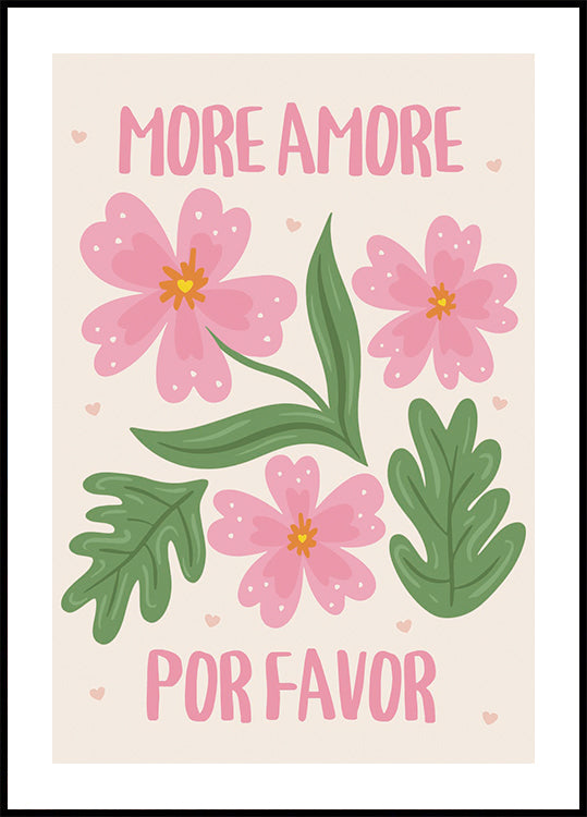 Poster „More Amore Por Favor“ - Posterbox.dk