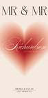 Mr & Mr personalisiertes Hochzeitsposter - Posterbox.dk