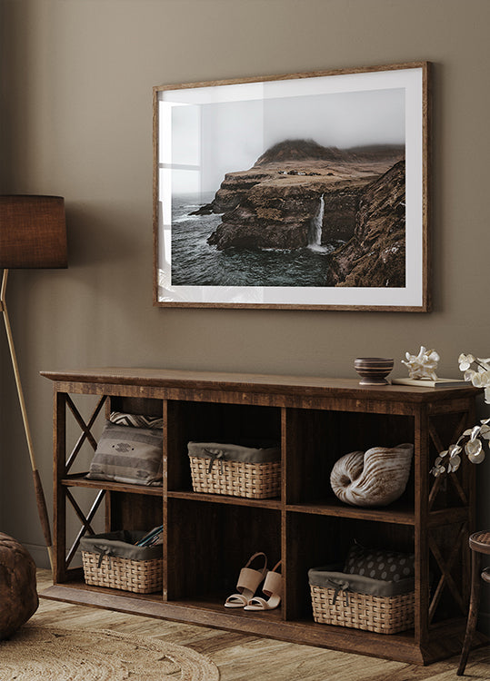 Múlafossur-Wasserfall-Poster - Posterbox.dk