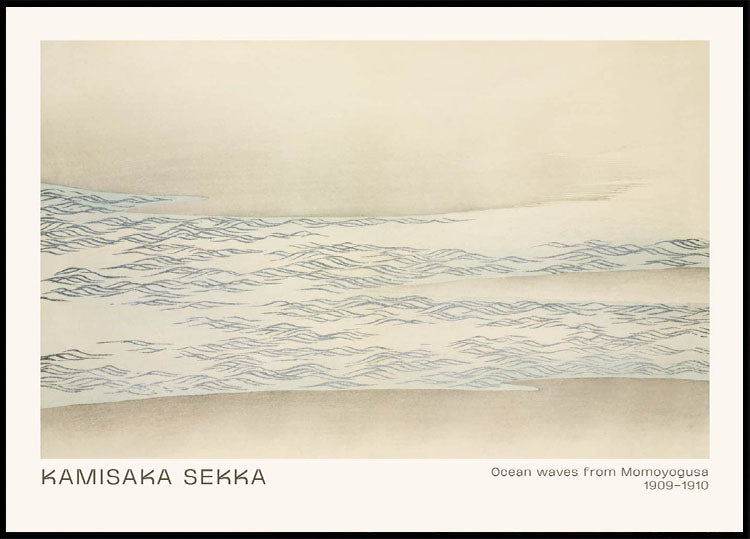 Meereswellen von Kamisaka Sekka Poster - Posterbox.dk