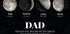 Unsere Mondphasen, individuelles Papa-Poster - Posterbox.dk