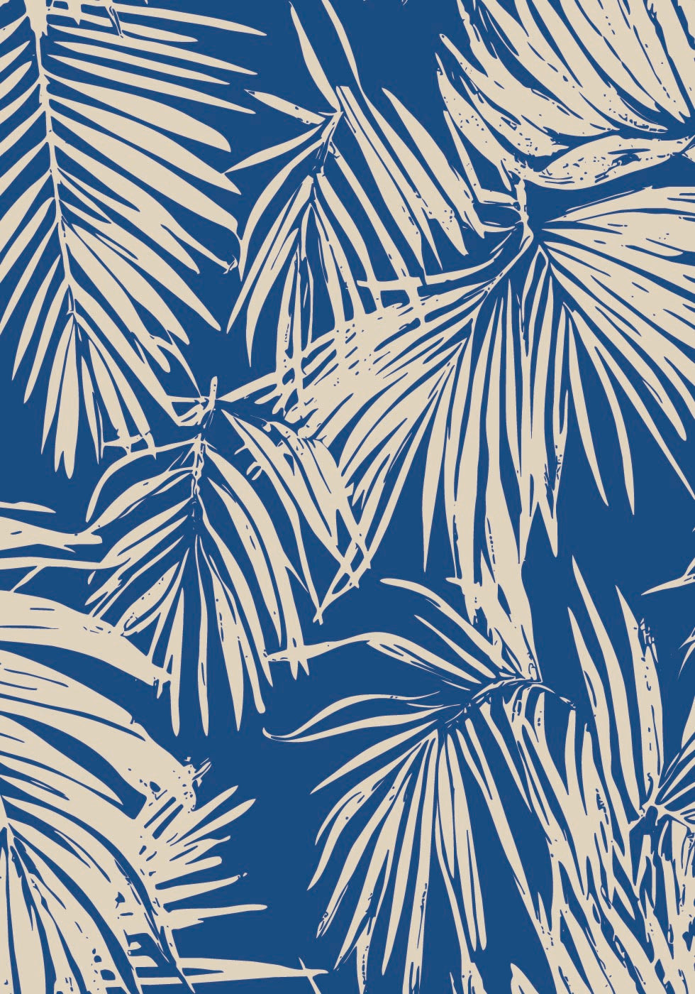 Poster mit Palmblattmuster - Posterbox.dk