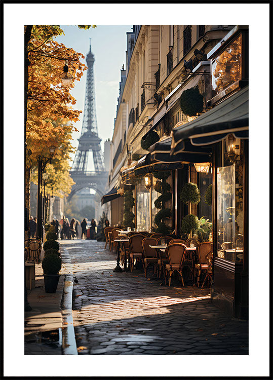 Der Eiffelturm thront über der Stadt Paris