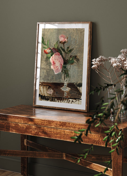 Pfingstrosen von Berthe Morisot Poster, impressionistisches Blumenstillleben-Kunstposter - Posterbox.dk