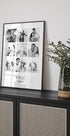 Personalisiertes Paar-Fotocollage-Poster - Posterbox.dk