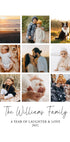 Personalisiertes Familien-Collage-Poster - Posterbox.dk