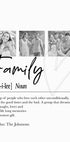 Personalisiertes Familiendefinitionsposter - Posterbox.dk