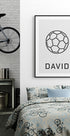 Personalisiertes Fußballposter - Posterbox.dk