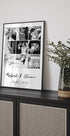 Personalisiertes Hochzeitsfoto-Collage-Poster - Posterbox.dk