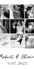 Personalisiertes Hochzeitsfoto-Collage-Poster - Posterbox.dk