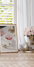 Rosa Champagner-Feier-Poster - Posterbox.dk