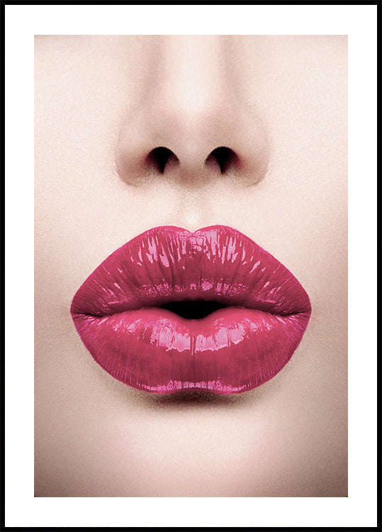 Rosa Lippen Poster - Posterbox.dk