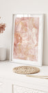 Rosa Marmor mit Gold Poster - Posterbox.dk