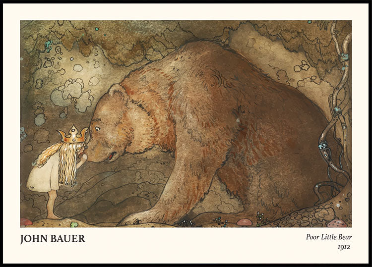 Poster „Armer kleiner Bär“ - Posterbox.dk