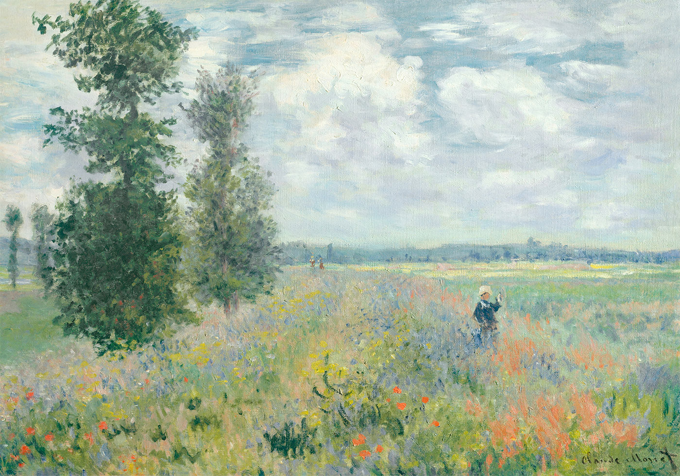 Mohnfelder 1875 Poster von Claude Monet - Posterbox.dk