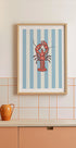Poster mit rotem Hummer - Posterbox.dk