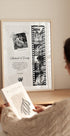 Romantisches Paar, Schwarz-Weiß-Fotostreifen-Poster - Posterbox.dk