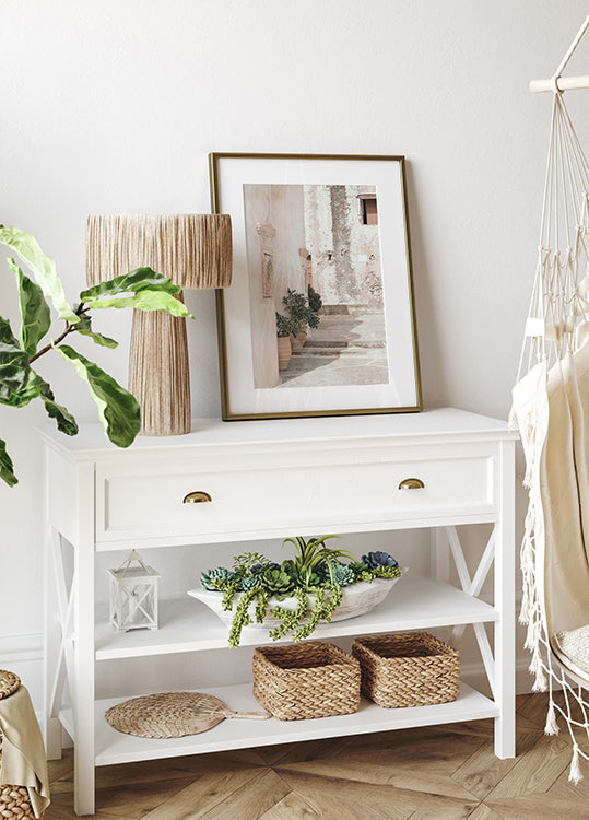 Rustikales mediterranes Straßenposter - Posterbox.dk