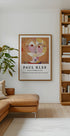 Senecio, abstrakte geometrische Gesichtsbemalung Poster - Posterbox.dk