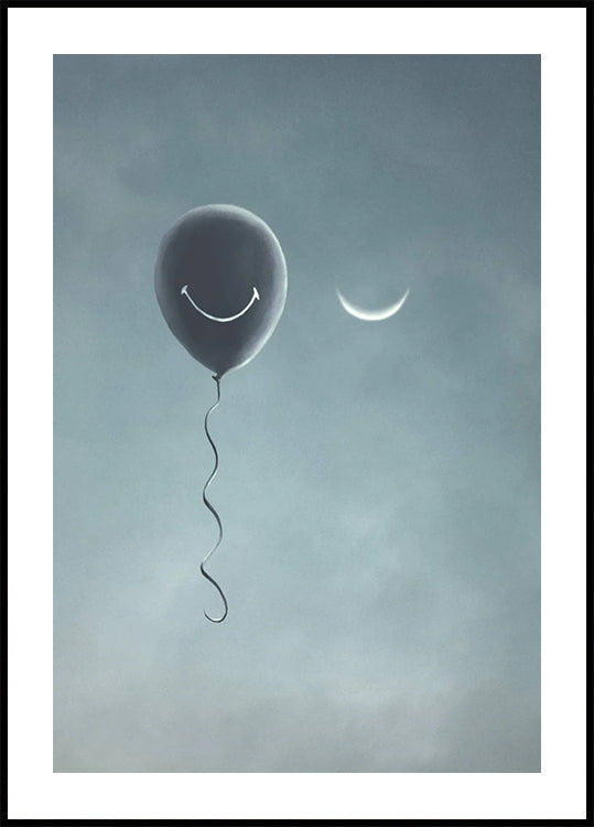 Poster „Lächelnder Ballon“ - Posterbox.dk