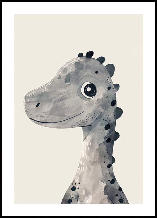 Lächelndes Dinosaurier-Poster - Posterbox.dk