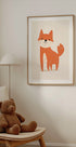 Lächelnder Fuchs Poster - Posterbox.dk