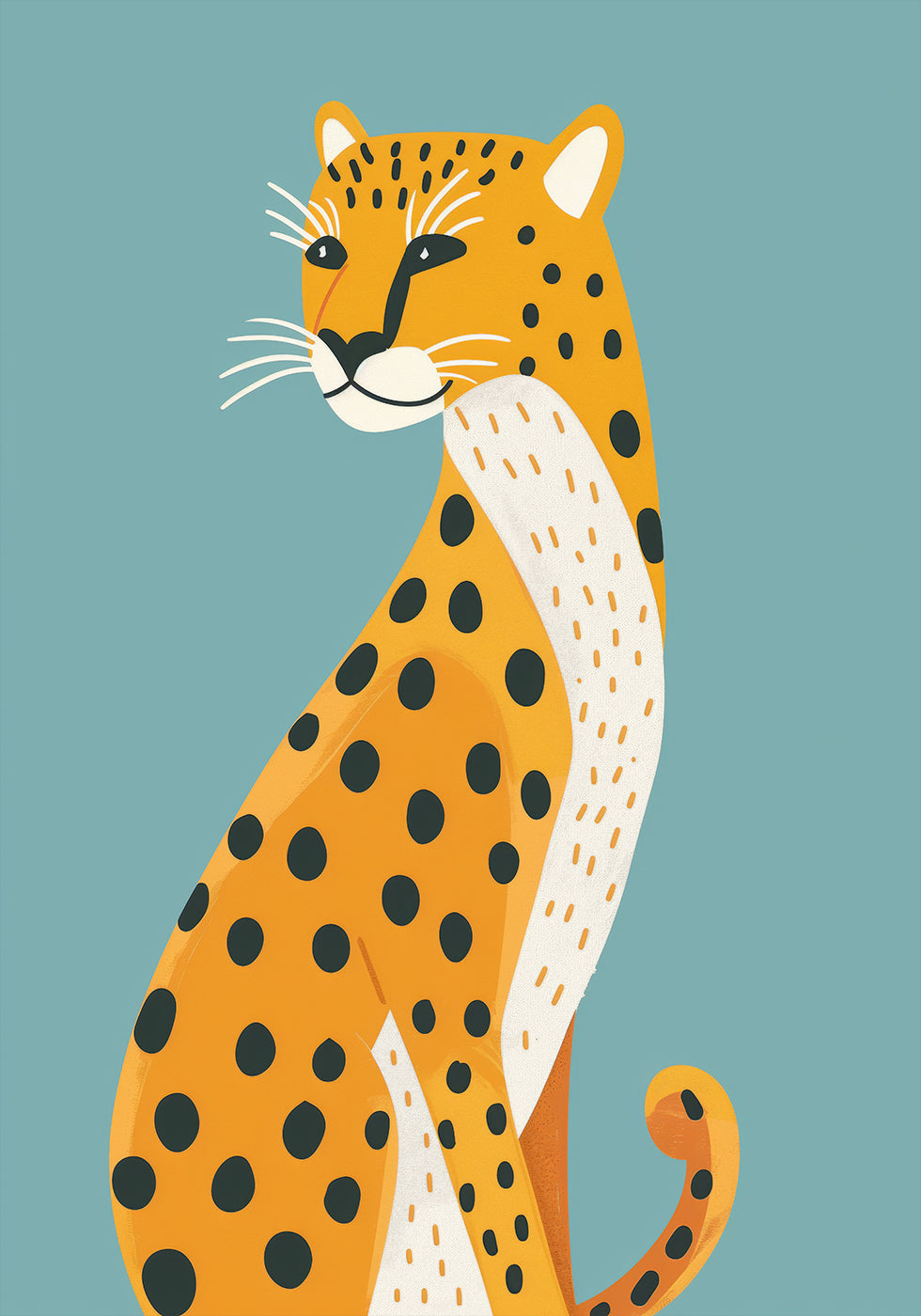 Poster mit gefleckten Katzen - Posterbox.dk
