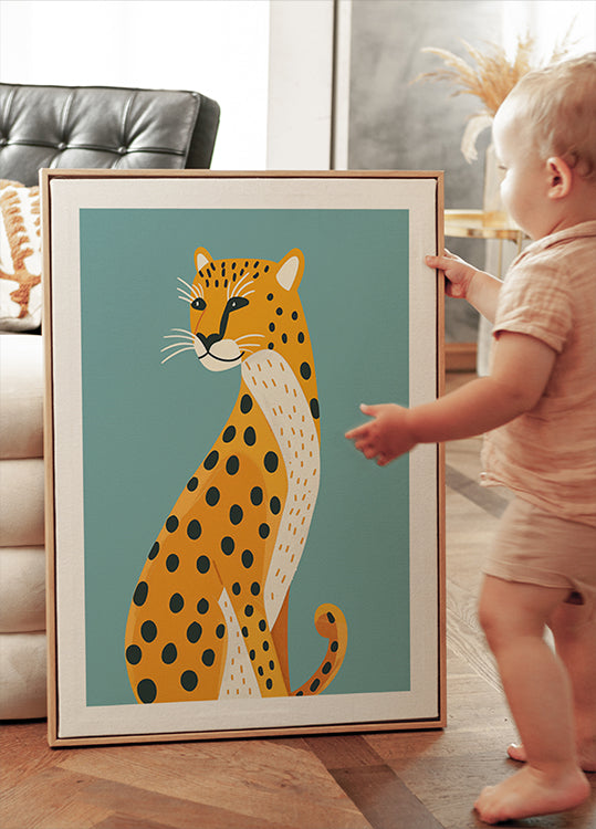 Poster mit gefleckten Katzen - Posterbox.dk