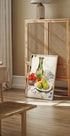 Poster „Stillleben mit Birnen und Tomaten, sonniger Küchentisch“ – Posterbox.dk
