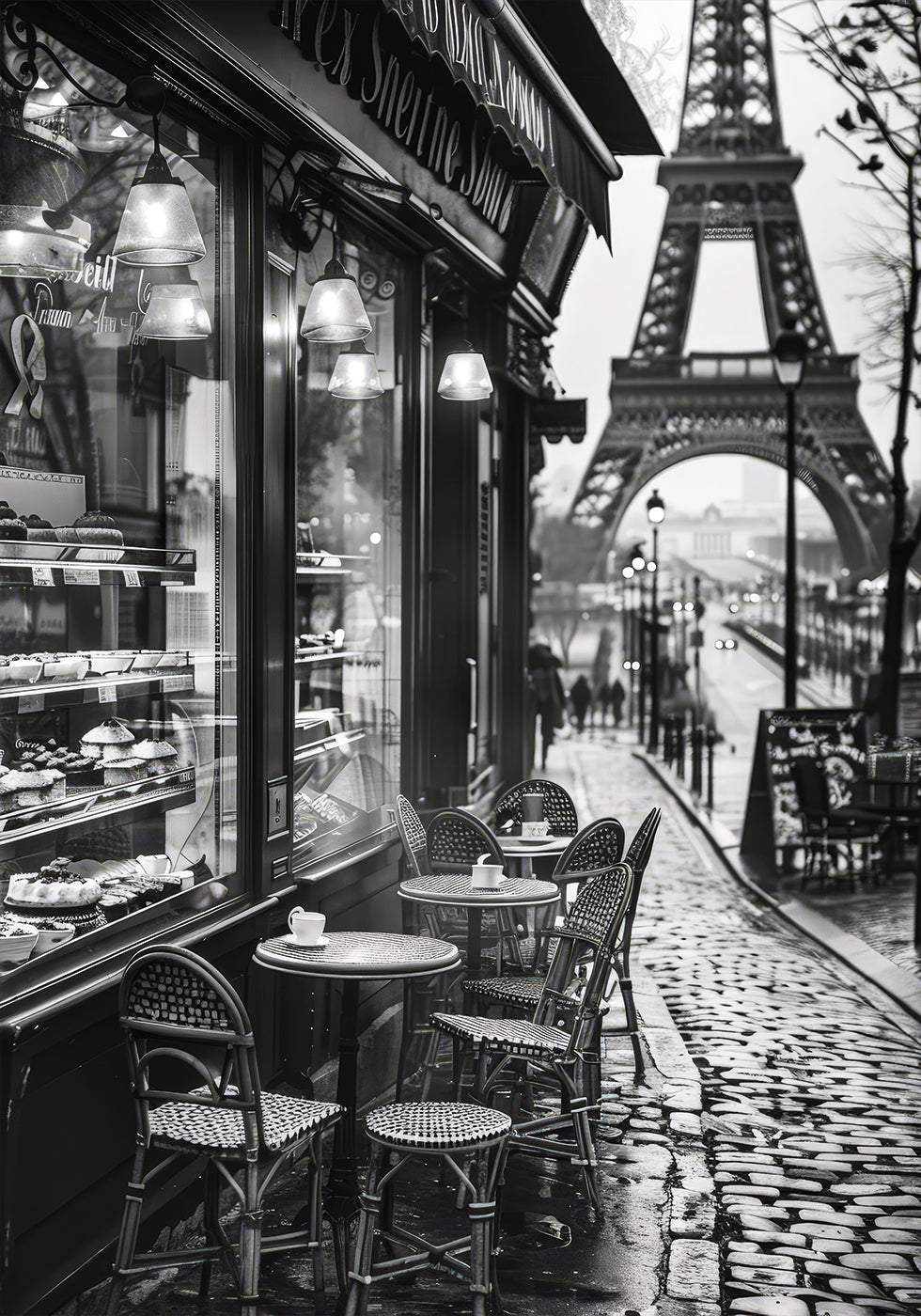 Straßencafé in Paris Poster - Posterbox.dk