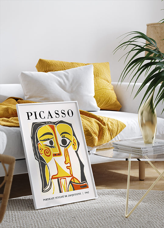 Stilisiertes Porträt von Jacqueline, Pablo Picasso Poster - Posterbox.dk