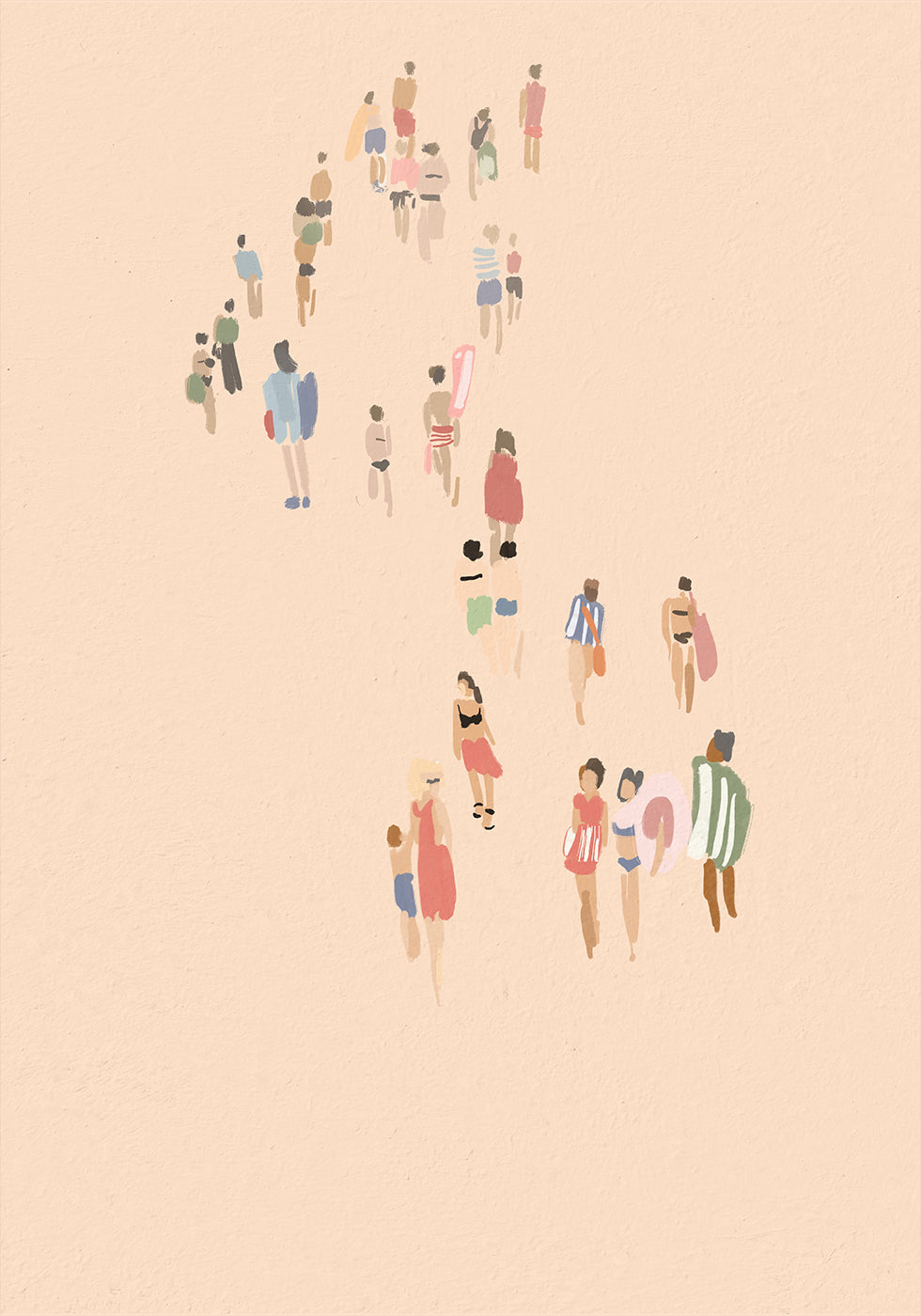 Summer Crowd Poster - Posterbox.dk