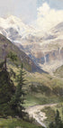 Sommer in den Bergen von Konrad Petrides Poster - Posterbox.dk