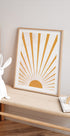 Sonnenstrahlen-Aquarell-Poster - Posterbox.dk