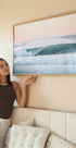 Wandkunst-Poster „Sunset Barrel Surf, Coastal Calm“ – Posterbox.dk