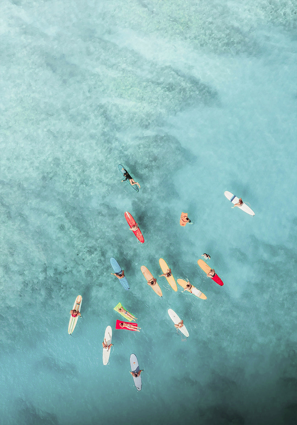 Surfers at Sea Plakat - Posterbox