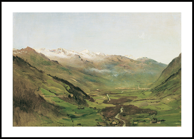 Das Gasteinertal von Anton Romako Poster - Posterbox.dk