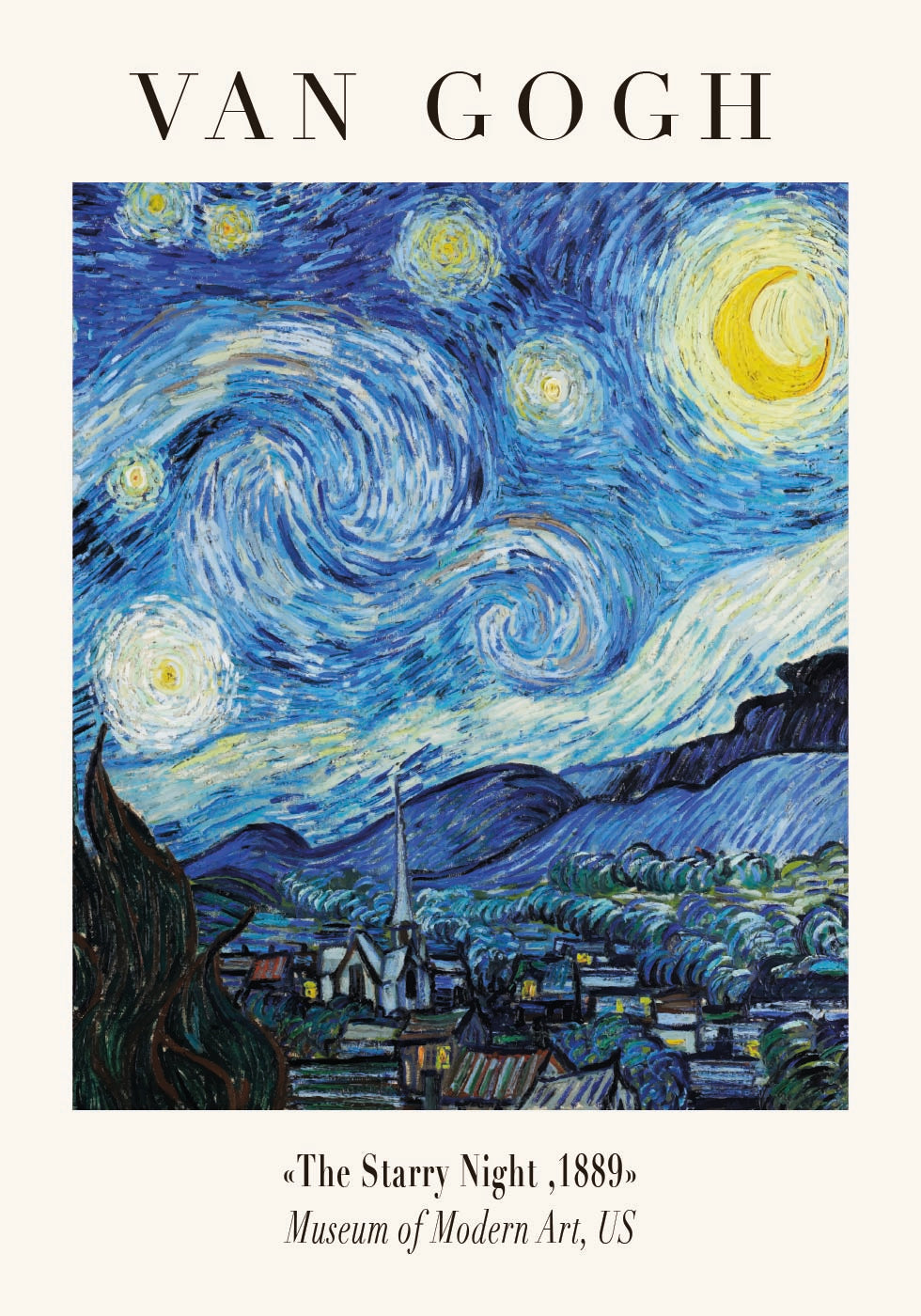 Das Sternennacht-Poster - Posterbox.dk