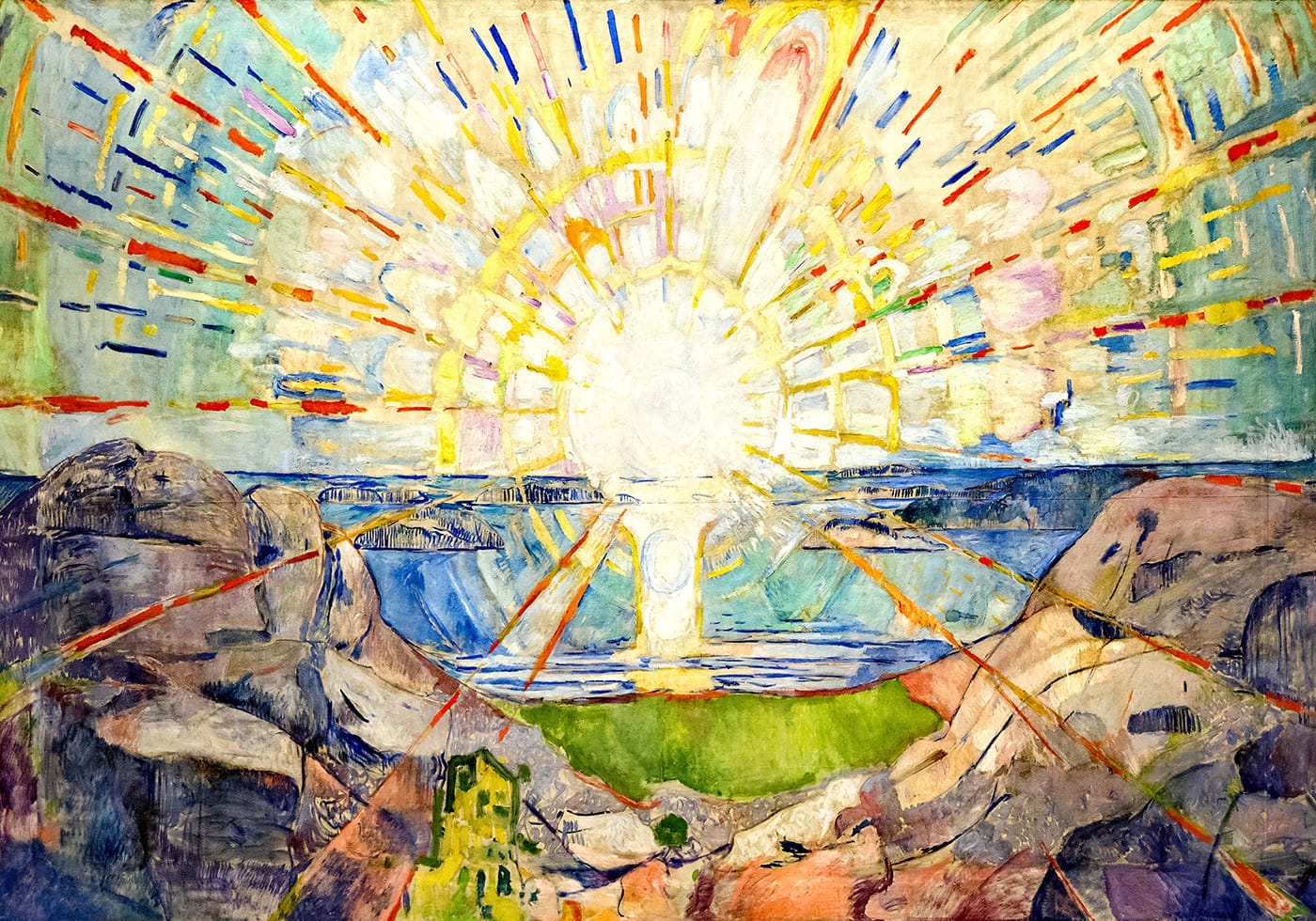 Die Sonne von Edvard Munch Poster - Posterbox.dk
