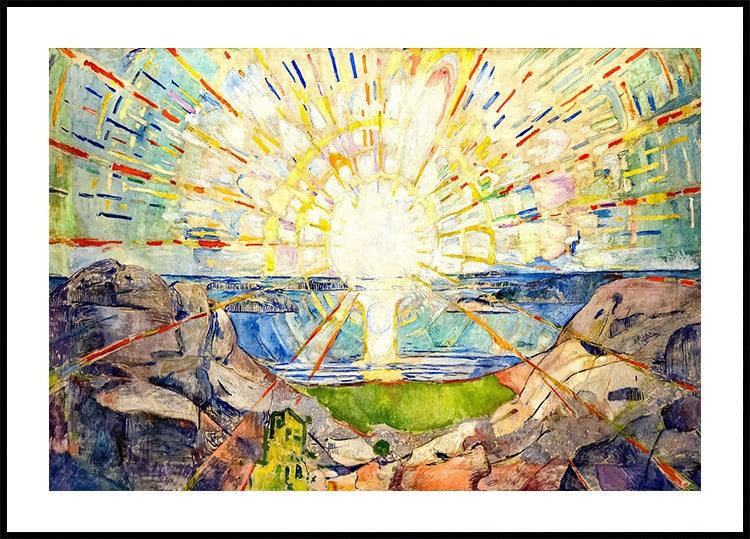 Die Sonne von Edvard Munch Poster - Posterbox.dk