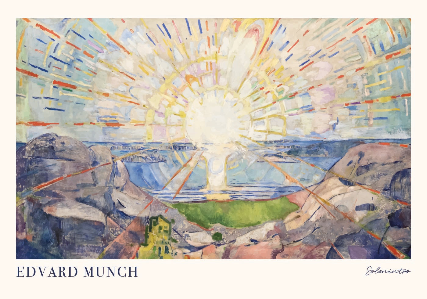 Die Sonne von Edvard Munch Poster - Posterbox.dk