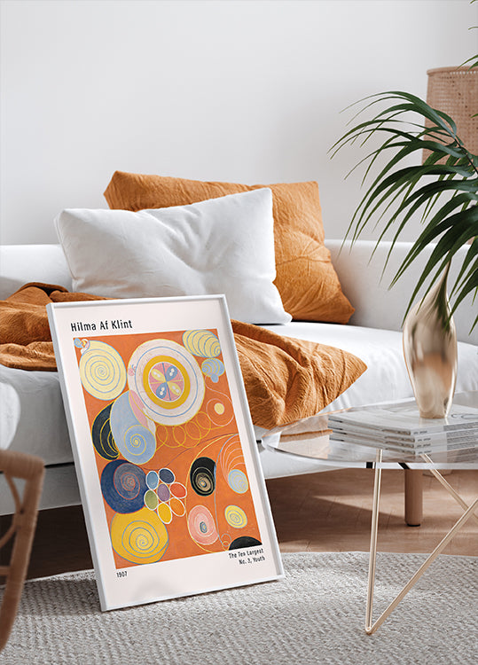The Ten Largest, Nr. 3, Jugend von Hilma von Klint Poster - Posterbox.dk