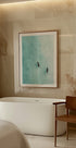 Tranquil Boats Ocean Aerial Poster - Posterbox.dk