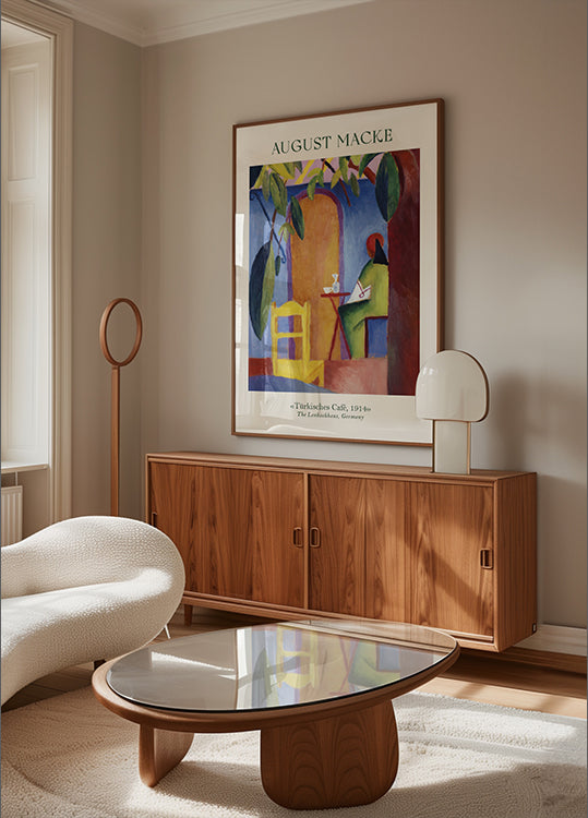 Türkisches Café, August Macke Poster - Posterbox.dk
