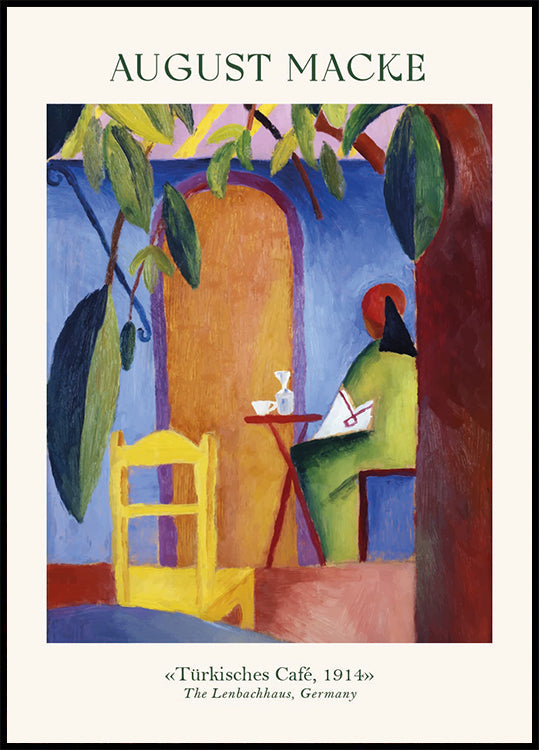 Türkisches Café, August Macke Poster - Posterbox.dk