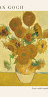 Vase mit Sonnenblumen von Vincent van Gogh Poster - Posterbox.dk