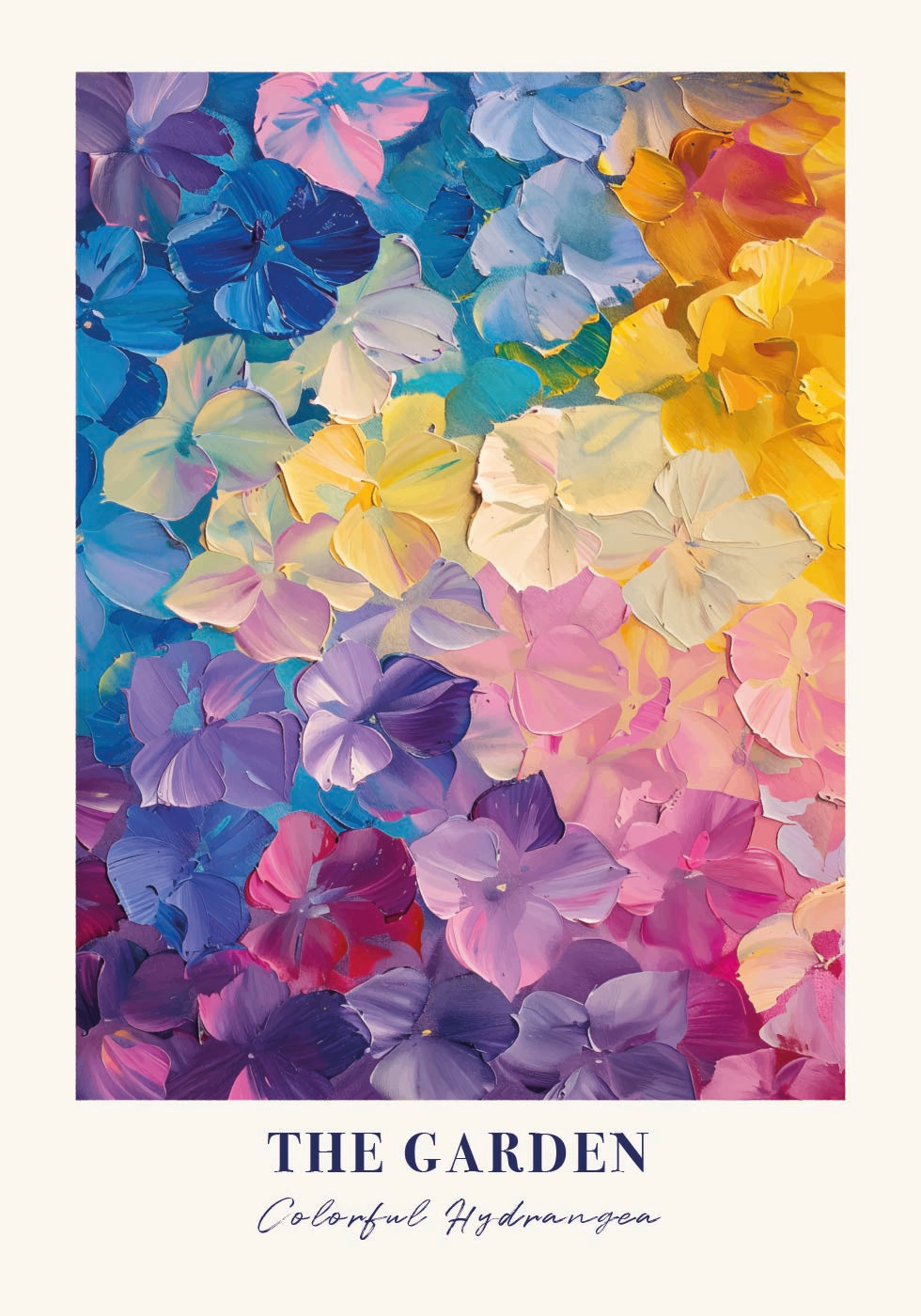 ein Bild von einem Strauß bunter Blumen