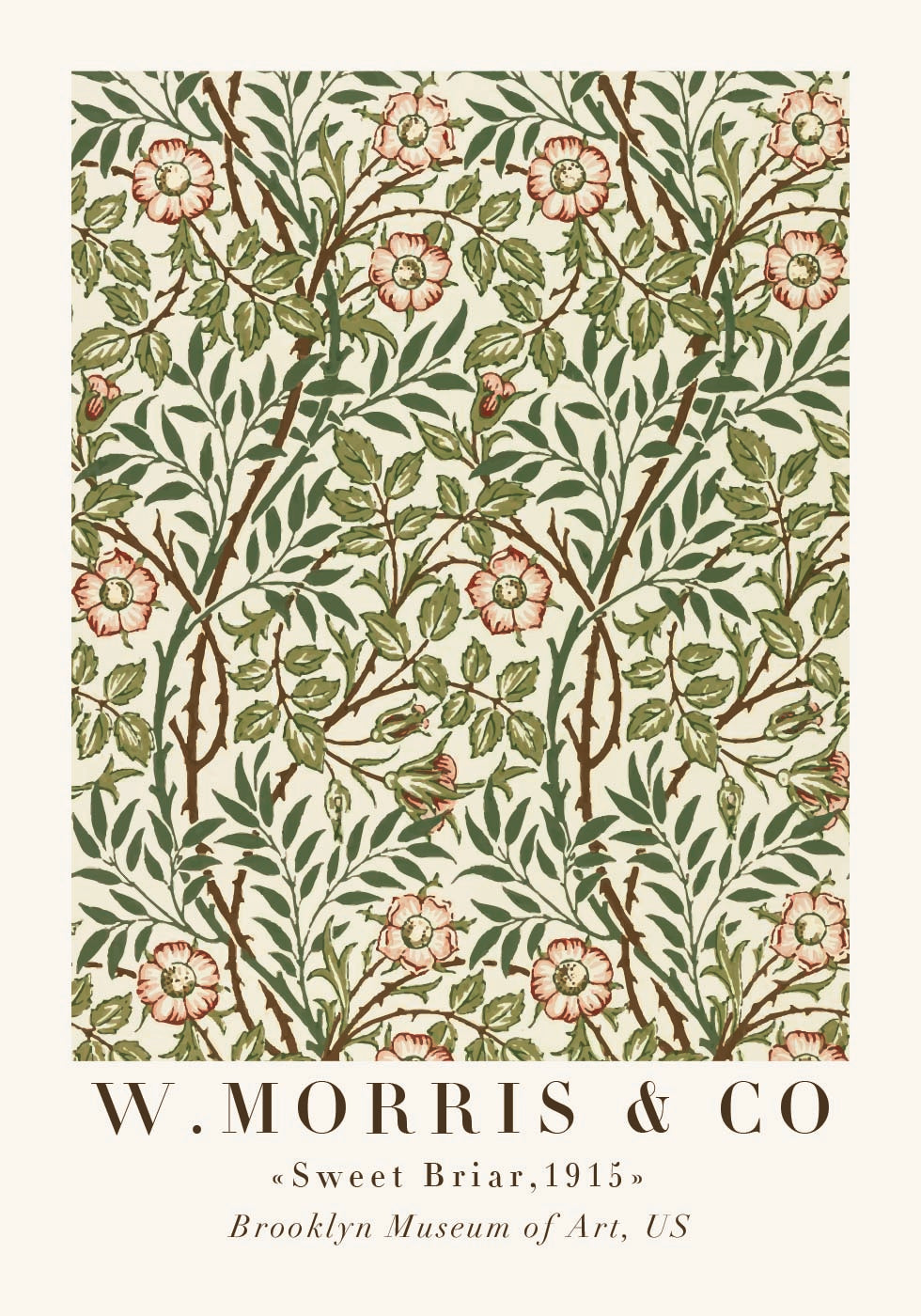 W. Morris & Co – Sweet Briar Poster – Posterbox.dk