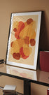 Poster mit warmen abstrakten Formen - Posterbox.dk