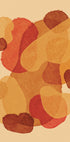 Poster mit warmen abstrakten Formen - Posterbox.dk
